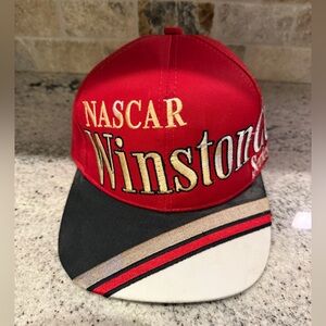Vintage 90s NASCAR Chase Winston Racing SnapBack Hat